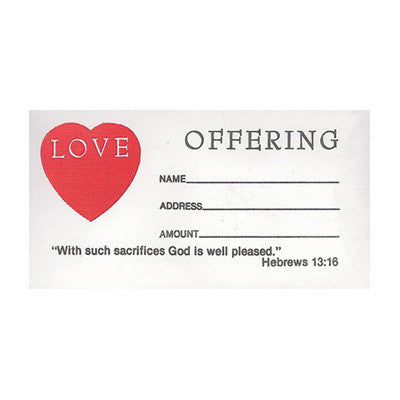 Love Offering Envelope