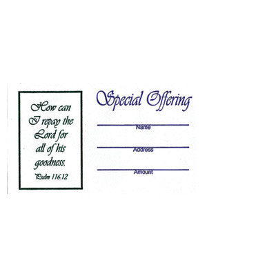 SPECIAL OFFERING ENVELOPES